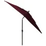 3-tier parasol with burgundy aluminum pole 2.5x2.5 m by vidaXL, Umbrellas - Ref: Foro24-313840, Price: 75,06 €, Discount: %