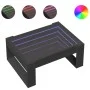 Mesa de centro con Infinity LED negro 70x53x30 cm de , Mesas de centro - Ref: Foro24-847631, Precio: 84,02 €, Descuento: %