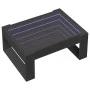 Mesa de centro con Infinity LED negro 70x53x30 cm de , Mesas de centro - Ref: Foro24-847631, Precio: 84,02 €, Descuento: %