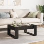 Mesa de centro con Infinity LED negro 70x53x30 cm de , Mesas de centro - Ref: Foro24-847631, Precio: 85,29 €, Descuento: %