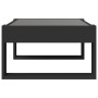 Mesa de centro con Infinity LED negro 70x53x30 cm de , Mesas de centro - Ref: Foro24-847631, Precio: 85,29 €, Descuento: %