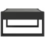Mesa de centro con Infinity LED negro 70x53x30 cm de , Mesas de centro - Ref: Foro24-847631, Precio: 84,02 €, Descuento: %