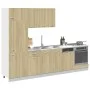 Set de muebles de cocina 7 pzas madera ingeniería roble Sonoma de , Armarios de cocina - Ref: Foro24-3307654, Precio: 496,89 ...