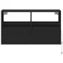 Wand-TV-Möbel mit LED-Lichtern, schwarz, 80x31x45 cm. von , TV-Möbel - Ref: Foro24-852328, Preis: 62,50 €, Rabatt: %