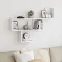Wandregal aus weißem Ingenieurholz 100x15x70 cm von , Regale und Regale - Ref: Foro24-853191, Preis: 33,23 €, Rabatt: %