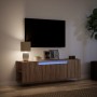 Wand-TV-Möbel mit LED-Lichtern in Eichenbraun 135x31x39,5 cm von , TV-Möbel - Ref: Foro24-852389, Preis: 80,50 €, Rabatt: %