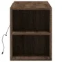 Mueble de TV de pared con luces LED marrón roble 135x31x39,5 cm de , Muebles TV - Ref: Foro24-852389, Precio: 79,48 €, Descue...