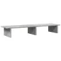 Soporte de pantalla madera ingeniería gris hormigón 100x27x15cm by , Computer bases and risers - Ref: Foro24-854709, Price: 2...