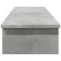 Soporte de pantalla madera ingeniería gris hormigón 100x27x15cm by , Computer bases and risers - Ref: Foro24-854709, Price: 2...