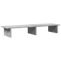 Soporte de pantalla madera ingeniería gris hormigón 100x27x15cm by , Computer bases and risers - Ref: Foro24-854709, Price: 2...