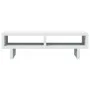 Soporte de monitor cajones madera ingeniería blanco 50x27x15 cm by , Computer bases and risers - Ref: Foro24-854742, Price: 2...