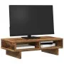 Soporte de pantalla madera ingeniería envejecida 50x27x15 cm by , Computer bases and risers - Ref: Foro24-854749, Price: 23,5...