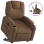 Verstellbarer Stoff-Liegesessel in Braun von , Sessel - Ref: Foro24-3204372, Preis: 247,26 €, Rabatt: %