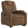 Verstellbarer Stoff-Liegesessel in Braun von , Sessel - Ref: Foro24-3204372, Preis: 247,26 €, Rabatt: %
