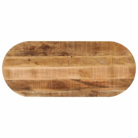 Oval solid mango wood rough table top 80x40x3.8 cm by , Table tops - Ref: Foro24-370112, Price: 51,76 €, Discount: %