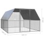 Hühnerstall aus verzinktem Stahl 3x4x2 m von , Käfige und Lebensräume für Kleintiere - Ref: Foro24-3278808, Preis: 271,96 €, ...