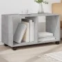 Engineered wood gray concrete 72x33x42.5cm wheeled cabinet by , Side tables - Ref: Foro24-853140, Price: 39,72 €, Discount: %