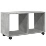 Rollcontainer aus Holzwerkstoff in Betongrau mit Rollen, 72x33x42,5 cm. von , Seitentische - Ref: Foro24-853140, Preis: 40,34...