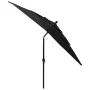 3-tier parasol with black aluminum pole 2.5x2.5 m by vidaXL, Umbrellas - Ref: Foro24-313842, Price: 76,01 €, Discount: %
