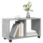 Rollcontainer aus Holzwerkstoff in Betongrau mit Rollen, 72x33x42,5 cm. von , Seitentische - Ref: Foro24-853140, Preis: 40,34...