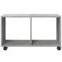 Rollcontainer aus Holzwerkstoff in Betongrau mit Rollen, 72x33x42,5 cm. von , Seitentische - Ref: Foro24-853140, Preis: 40,34...