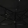 3-stöckiger Sonnenschirm mit schwarzem Aluminiummast 2,5 x 2,5 m von vidaXL, Sonnenschirme - Ref: Foro24-313842, Preis: 75,06...