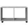 Rollschrank aus grauem Sonoma-Ingenieurholz mit Rädern, 72x33x42,5 cm. von , Seitentische - Ref: Foro24-853142, Preis: 39,43 ...