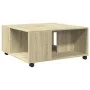 Engineered wood Sonoma oak coffee table 80x80x40 cm by , Coffee table - Ref: Foro24-853175, Price: 78,54 €, Discount: %