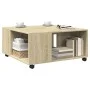 Engineered wood Sonoma oak coffee table 80x80x40 cm by , Coffee table - Ref: Foro24-853175, Price: 78,54 €, Discount: %