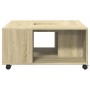 Engineered wood Sonoma oak coffee table 80x80x40 cm by , Coffee table - Ref: Foro24-853175, Price: 79,40 €, Discount: %