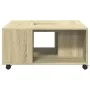 Engineered wood Sonoma oak coffee table 80x80x40 cm by , Coffee table - Ref: Foro24-853175, Price: 78,54 €, Discount: %