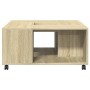 Engineered wood Sonoma oak coffee table 80x80x40 cm by , Coffee table - Ref: Foro24-853175, Price: 79,40 €, Discount: %
