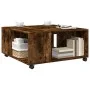 Engineered wood smoked oak coffee table 80x80x40 cm by , Coffee table - Ref: Foro24-853177, Price: 82,33 €, Discount: %