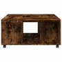 Engineered wood smoked oak coffee table 80x80x40 cm by , Coffee table - Ref: Foro24-853177, Price: 83,66 €, Discount: %
