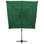4-stufiger Sonnenschirm mit grünem Aluminiummast 250x250 cm von vidaXL, Sonnenschirme - Ref: Foro24-313821, Preis: 195,56 €, ...