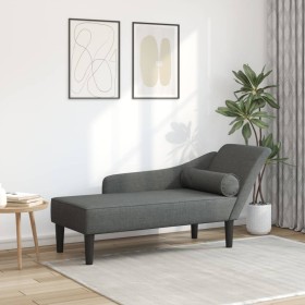 Daybed sofa with dark gray fabric cushions by , Daybeds - Ref: Foro24-4007597, Price: 160,05 €, Discount: %