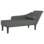 Daybed sofa with dark gray fabric cushions by , Daybeds - Ref: Foro24-4007597, Price: 155,68 €, Discount: %