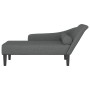Daybed sofa with dark gray fabric cushions by , Daybeds - Ref: Foro24-4007597, Price: 145,32 €, Discount: %