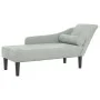 Daybed sofa with light gray velvet cushions by , Daybeds - Ref: Foro24-4007588, Price: 149,70 €, Discount: %