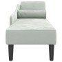 Daybed sofa with light gray velvet cushions by , Daybeds - Ref: Foro24-4007588, Price: 151,86 €, Discount: %