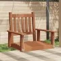 Garden swing chair with brown fir wood and metal chains by , Garden rockers - Ref: Foro24-4008975, Price: 99,98 €, Discount: %