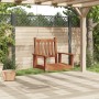 Gartenschaukelstuhl mit Metallketten und braunem Fichtenholz von , Gartenwippen - Ref: Foro24-4008975, Preis: 104,24 €, Rabat...