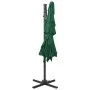 4-level parasol with green aluminum pole 250x250 cm by vidaXL, Umbrellas - Ref: Foro24-313821, Price: 193,08 €, Discount: %