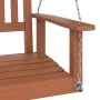 Gartenschaukelstuhl mit Metallketten und braunem Fichtenholz von , Gartenwippen - Ref: Foro24-4008975, Preis: 99,98 €, Rabatt: %