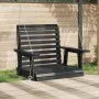 Gartenschaukelstuhl mit Metallketten und schwarzer Fichtenholzschale von , Gartenwippen - Ref: Foro24-4008980, Preis: 124,88 ...