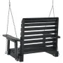 Gartenschaukelstuhl mit Metallketten und schwarzer Fichtenholzschale von , Gartenwippen - Ref: Foro24-4008980, Preis: 124,88 ...