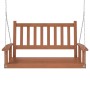 Garten Schaukelbank mit Metallketten und braunem Fichtenholz. von , Gartenwippen - Ref: Foro24-4008977, Preis: 131,93 €, Raba...