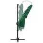 4-level parasol with green aluminum pole 250x250 cm by vidaXL, Umbrellas - Ref: Foro24-313821, Price: 193,08 €, Discount: %