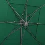 4-level parasol with green aluminum pole 250x250 cm by vidaXL, Umbrellas - Ref: Foro24-313821, Price: 193,08 €, Discount: %
