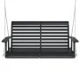 Garten Schaukelbank mit Metallketten und braunem Fichtenholz. von , Gartenwippen - Ref: Foro24-4008982, Preis: 200,42 €, Raba...